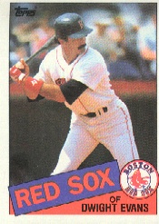 1985 Topps Baseball Cards      580     Dwight Evans